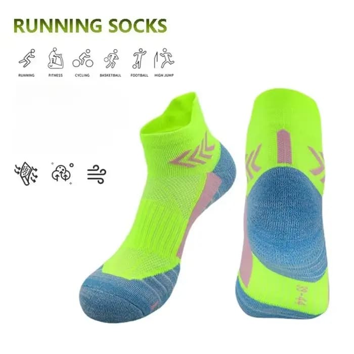 Chaussettes de course professionnelles respirantes pour hommes et femmes