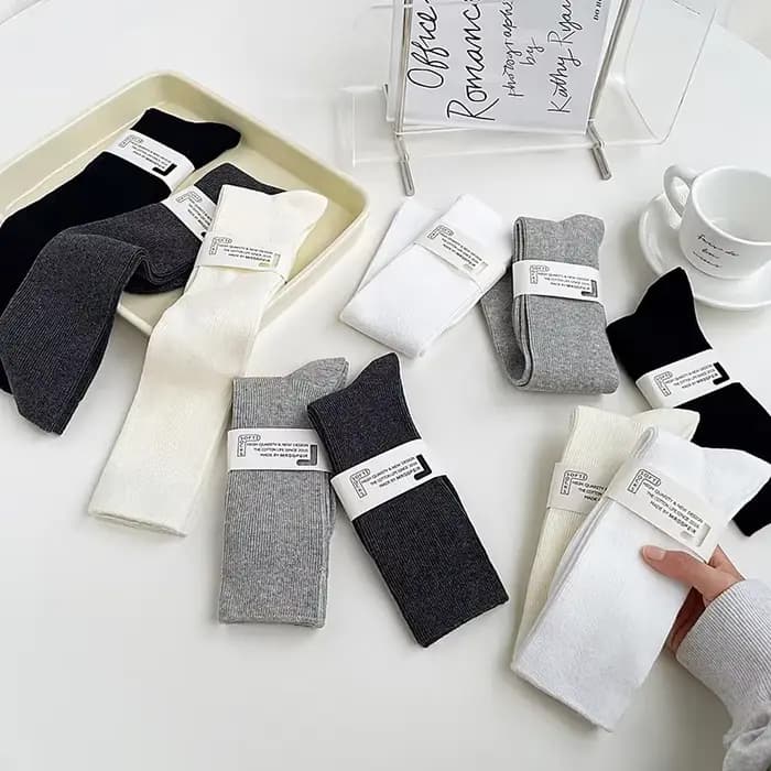 Chaussettes mi-mollet pour femme