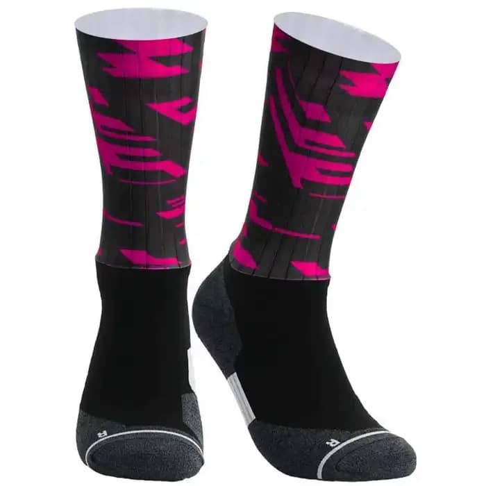 Chaussettes de cyclisme colorées pour hommes et femmes