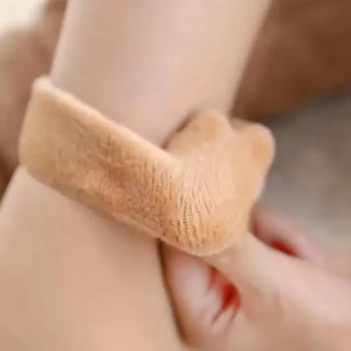 1 paire hommes femmes chaussettes hiver chaud épaissir chaussette de sol doux velours couleur unie