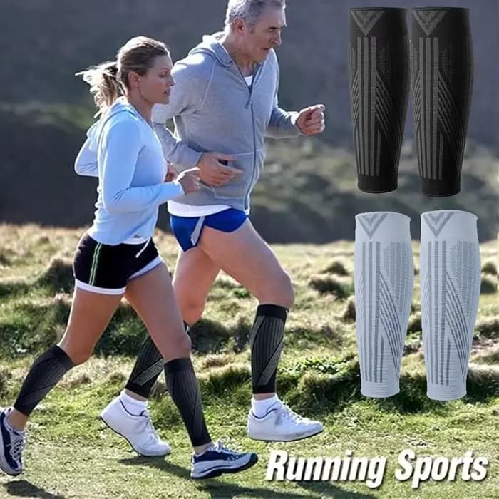 1 paire de manchons de compression pour mollets pour hommes et femmes – Chaussettes