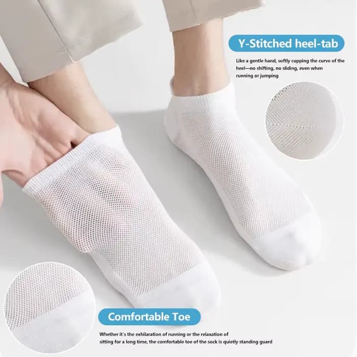 10/20 paires de chaussettes de cheville pour hommes