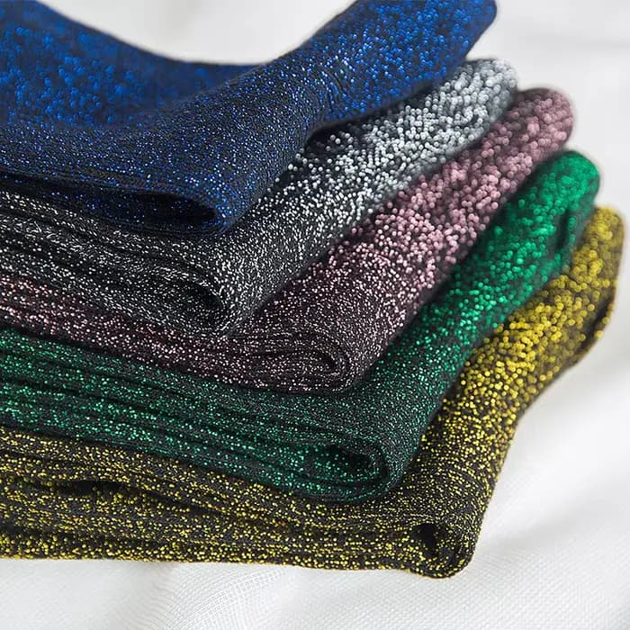 Chaussettes à paillettes brillantes pour femmes