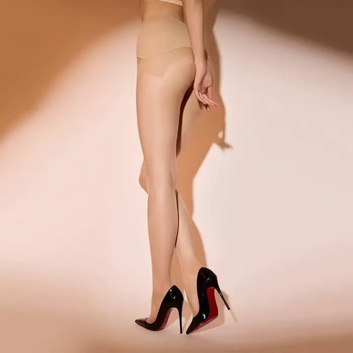 Nouveau collants transparents sans couture pour femmes été Ultra mince taille haute