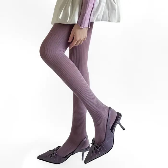 Collants femme Lingerie coton cuisse haute bas