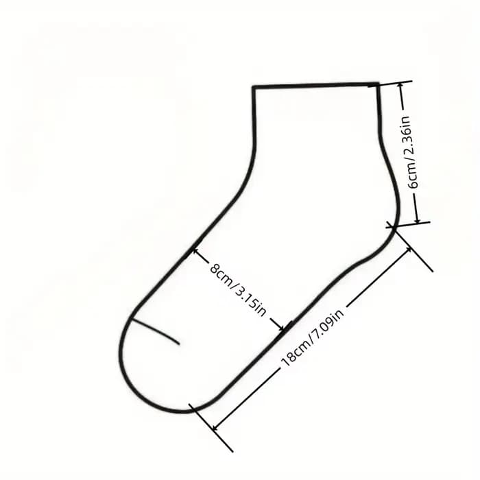 10/15/20/30/40 paires de chaussettes imprimées cœur