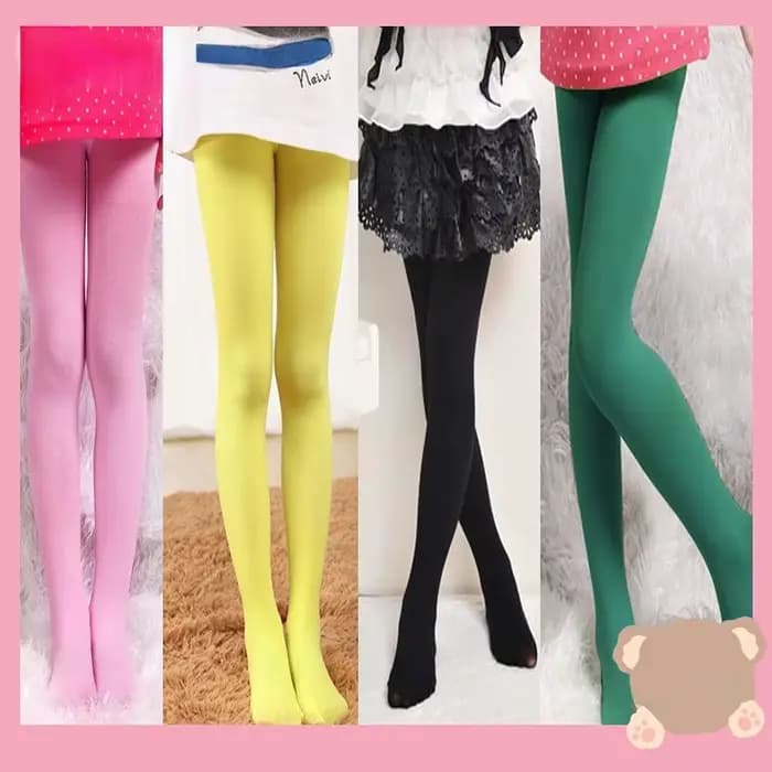 Collants en velours pour petites filles, bas enfants, couleur bonbon