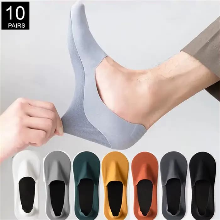 Chaussettes invisibles à coupe basse pour hommes
