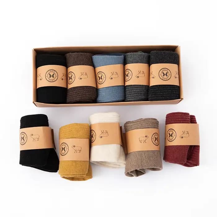 Chaussettes en pur cachemire pour hommes et femmes