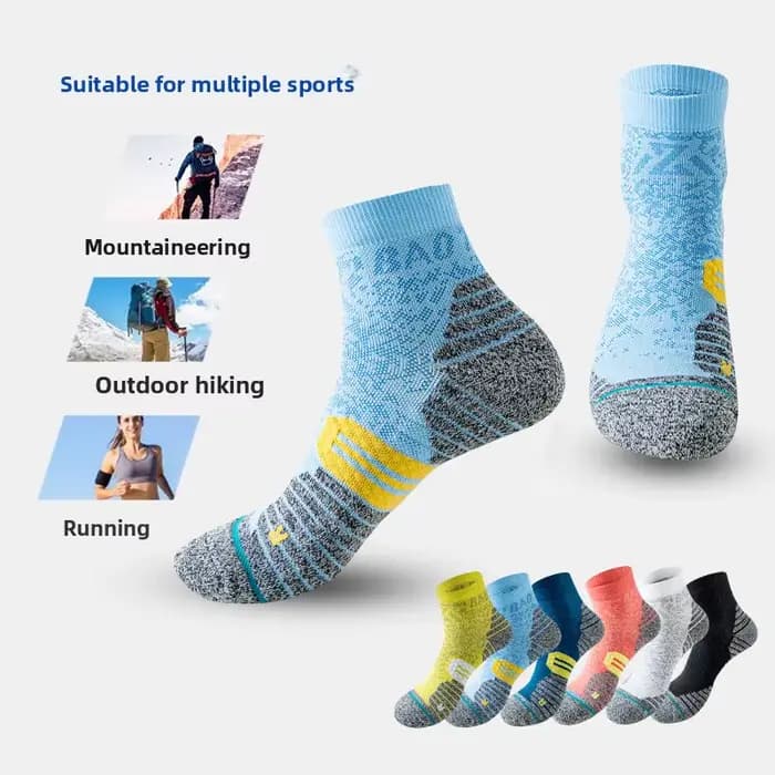 Chaussettes de sport professionnelles mi-mollet pour hommes et femmes