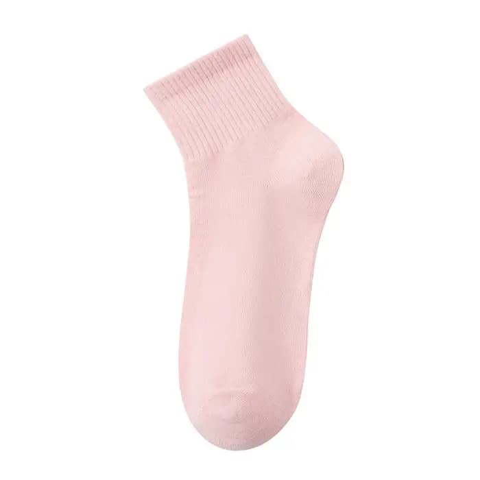 Chaussettes courtes de couleur unie pour femmes