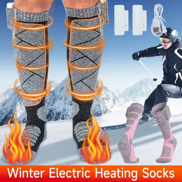 Chaussettes chauffantes électriques 3 modes réglables