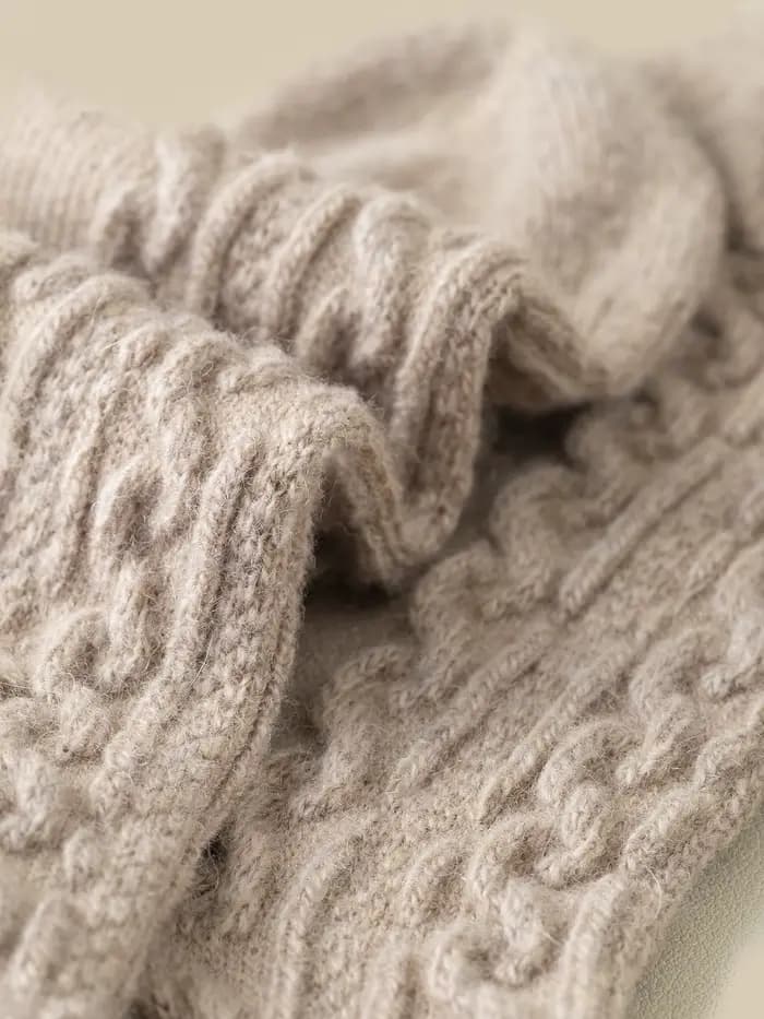 Chaussettes longues en laine mérinos 100% pour femmes