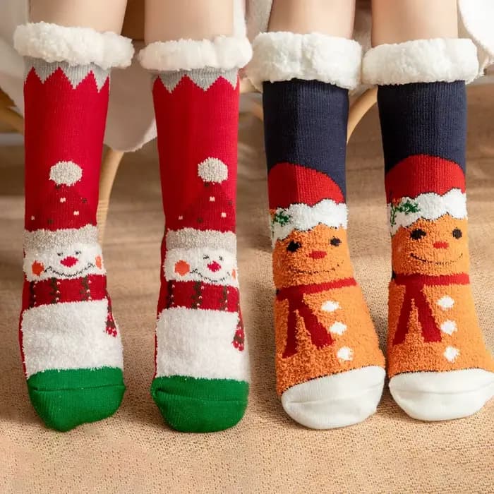 Chaussettes chaudes de noël et d'hiver pour femmes