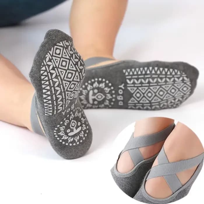 Bandage Yoga Pilates chaussettes pour femmes Ballet danse coton