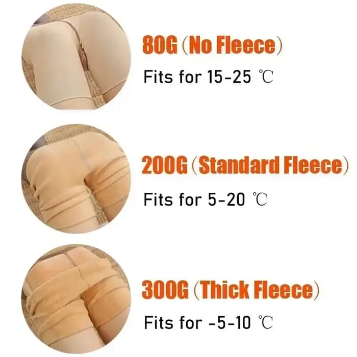 Collants doublés de sourire pour femmes