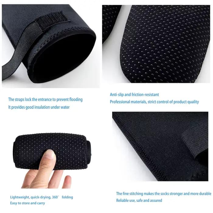 Chaussettes de plongée antidérapantes en néoprène de 3mm