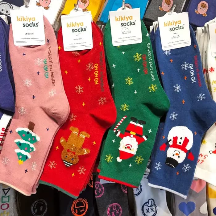 Chaussettes de Noël drôles pour hommes et femmes