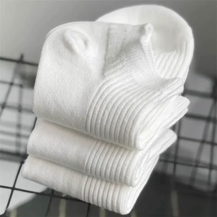 5 paires de chaussettes en pur coton pour femmes