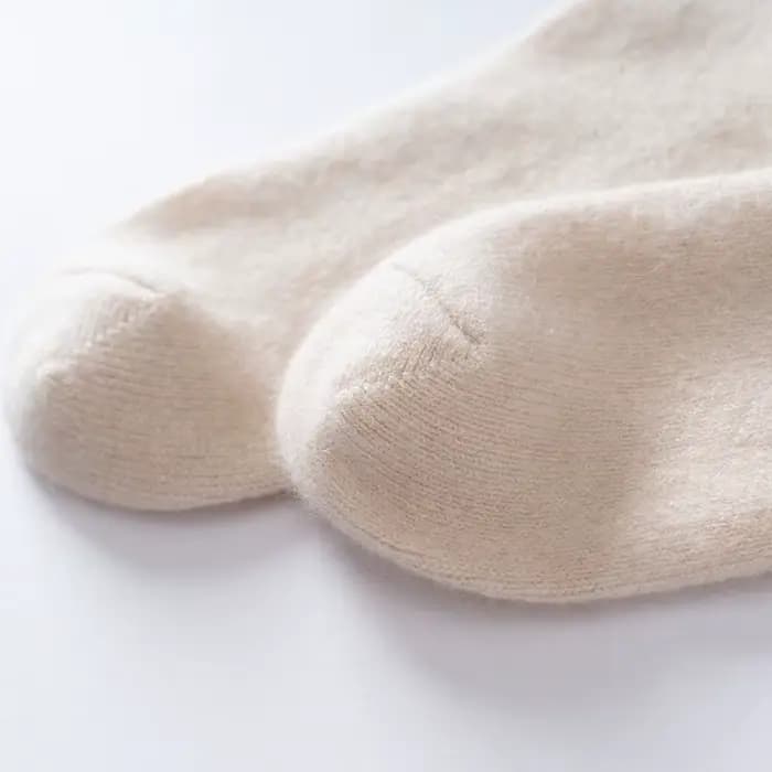 Chaud automne/hiver pur cachemire chaussettes épaisses unisexe épais