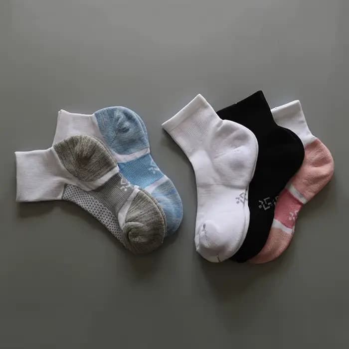 Chaussettes de course femme coton Marathon cyclisme sport cheville chaussette