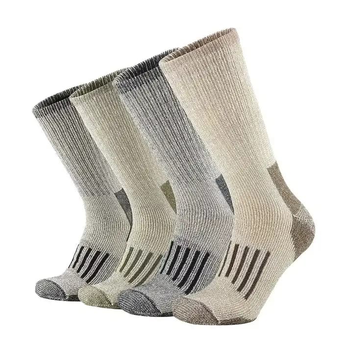 1 paire 80% laine chaussettes épaissir chaud randonnée coussin équipage