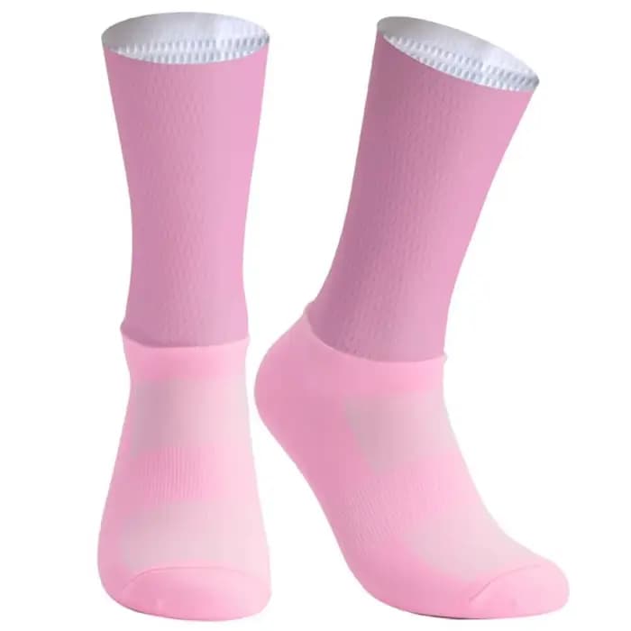 2025 vélo nouvelle équipe d'été Aero chaussettes de cyclisme Gel de silice antidérapant respirant Pro course chaussettes de sport hommes femmes Calcetines Ciclism