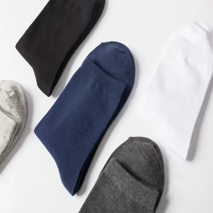 Chaussettes en coton peigné pour hommes, noir, décontracté, affaires respirant, haute qualité homme chaussette nouveau pour homme, grande taille EU38-48 10 paires/lot