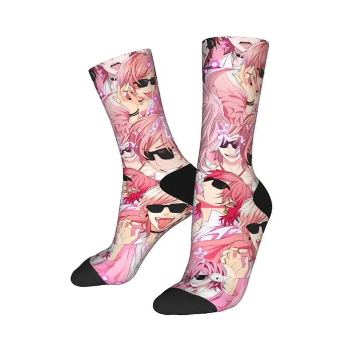 Chaussettes pour hommes Yarichin B Club Yuri bas printemps rétro