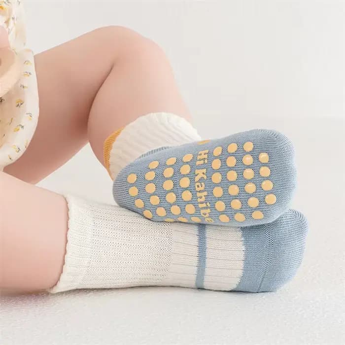 3 paires de chaussettes antidérapantes pour bébé