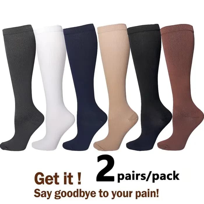 Chaussettes de compression de qualité médicale pour la course à pied