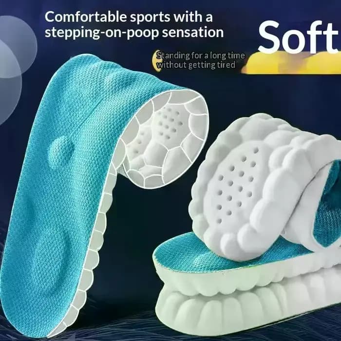 5 paires de semelles intérieures de sport super douces