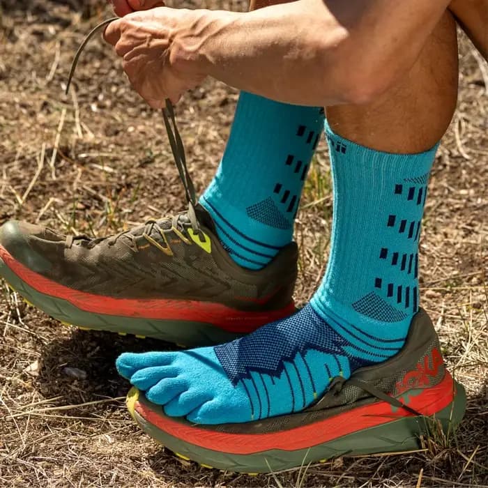 InjSilk-Chaussettes épaisses à cinq doigts pour le trekking