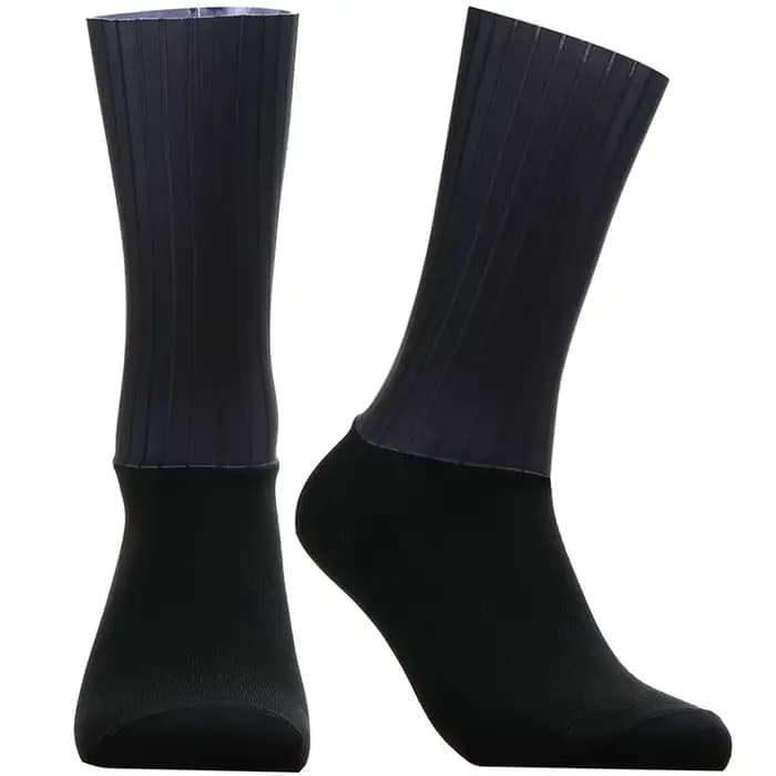 Chaussettes de cyclisme antidérapantes en silicone Whiteline 2024 pour l'été