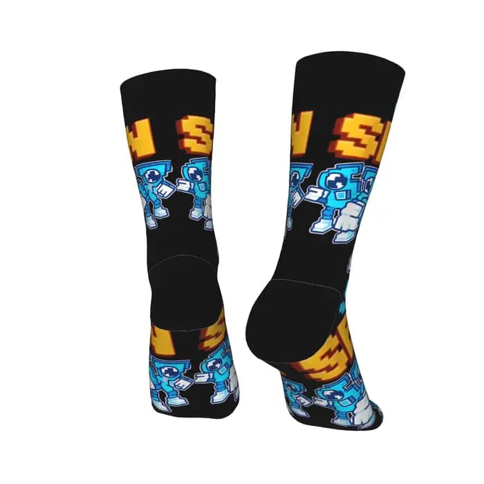 67 Six Seven drôle italien Brainrot enfants jeu Meme chaussettes automne