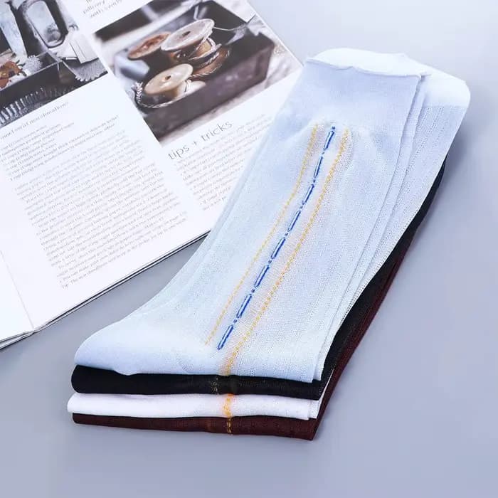 InjSocks-Chaussettes vintage en nylon pour hommes