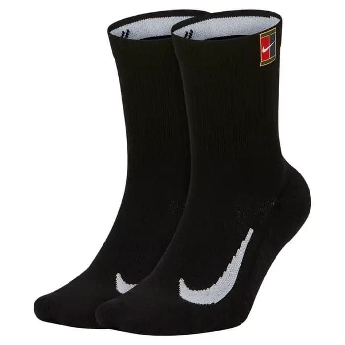 Chaussettes de sport Nike à semelle en tissu éponge épais pour hommes et femmes : antidérapantes