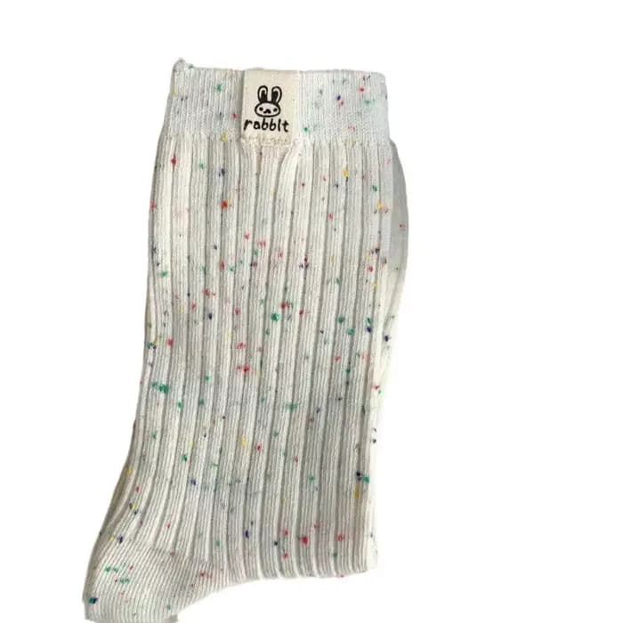 Chaussettes imprimées de dessins animés pour femmes – Longueur mi-tube