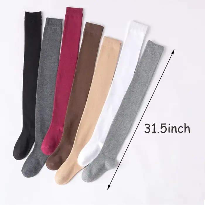 Femmes chaussettes hautes Opaque cuisse haute bas Thigts bas collants