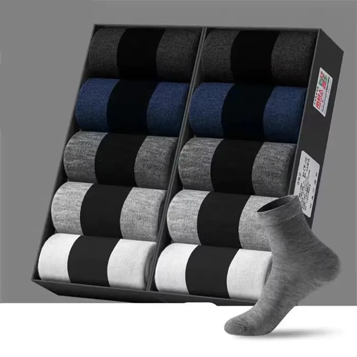 Chaussettes mi-longues en coton pour hommes