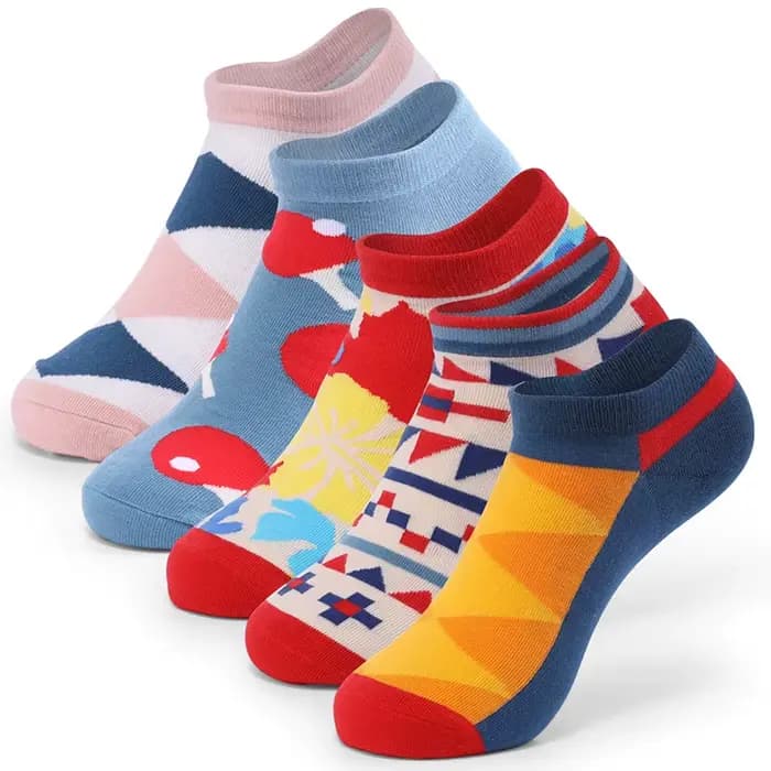 5 paires/lot chaussettes pour hommes coton haute qualité respirant absorbant la sueur mode chaussettes bouche peu profonde bateau chaussettes printemps été nouveau