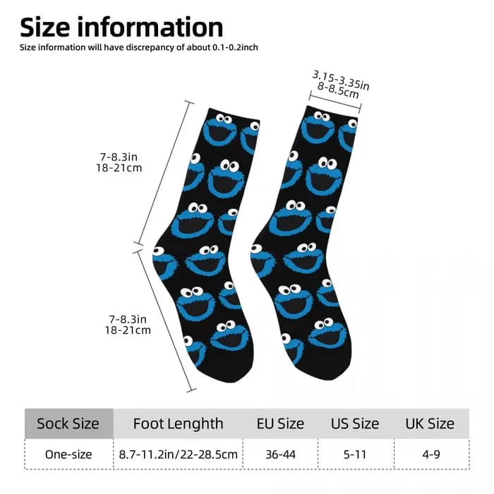 Plus en magasin SESAMEs STREETs chaussettes unisexes confortables