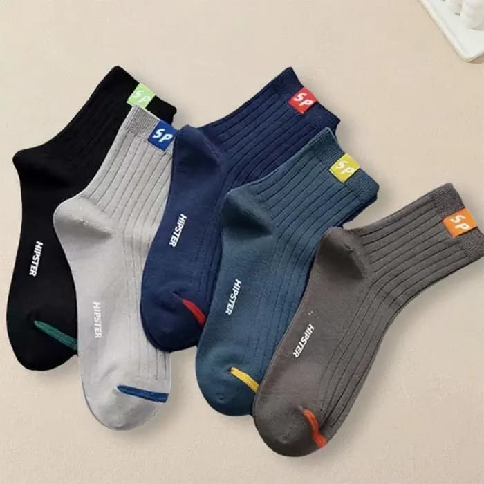 5 paires de chaussettes mi-longues pour hommes