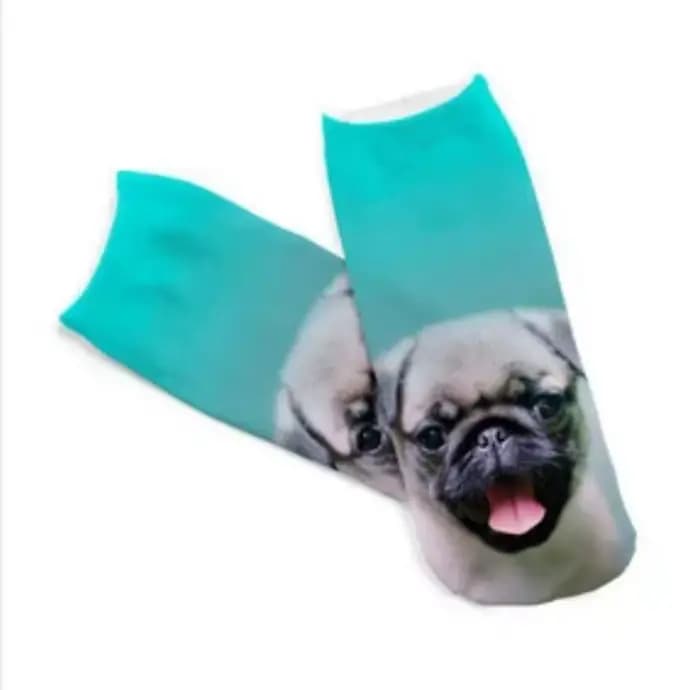 Nouvelle Offre Spéciale Chaussettes Courtes Unisexe Imprimées Numérique 3D pour Femmes