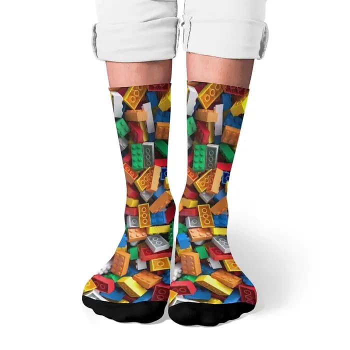 Chaussettes pour hommes au design sur le thème des jouets