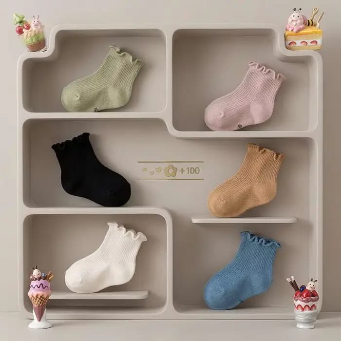 Chaussettes pour bébé, 7 paires