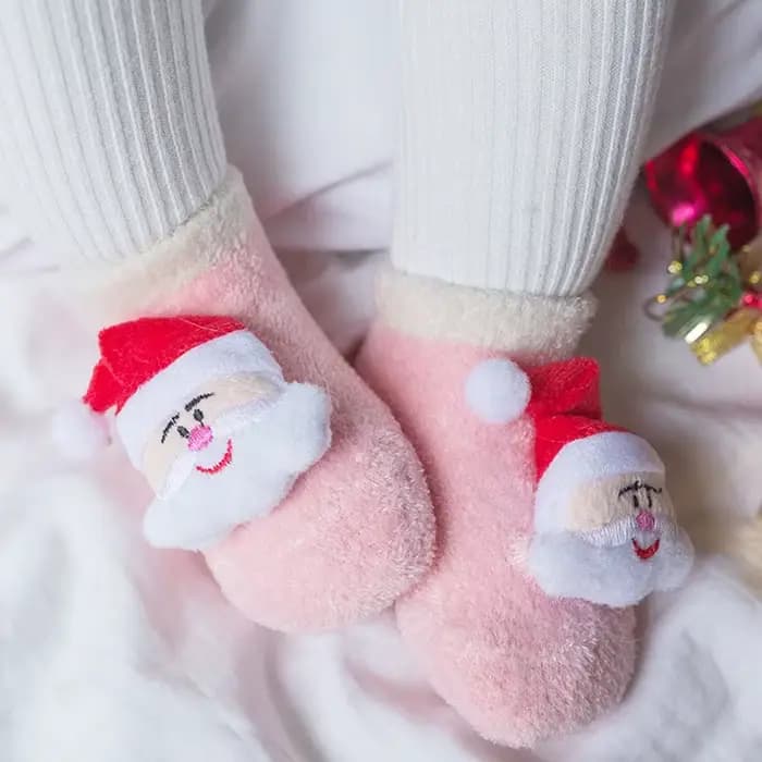 Chaussettes de noël pour filles garçons nouveau-né bébé garçon fille