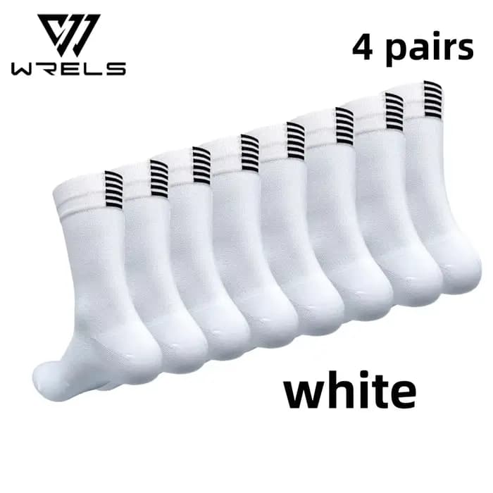 4 paires de chaussettes de cyclisme pour hommes et femmes