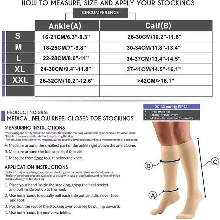Chaussettes de compression hautes pour femmes et hommes