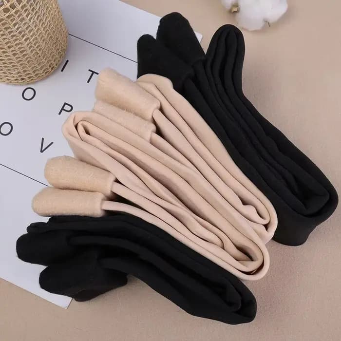 Chaussettes longues chaudes d'hiver 60cm pour femmes